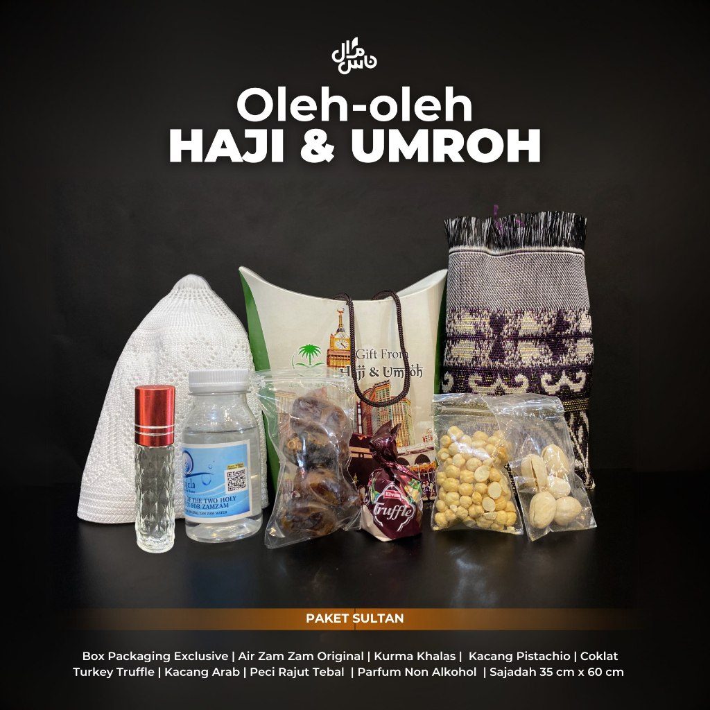 

Paket Sultan Hadiah Oleh - Oleh Haji Dan Umroh Kemasan Dus Tali Cara Simpel Memberi Hadiah