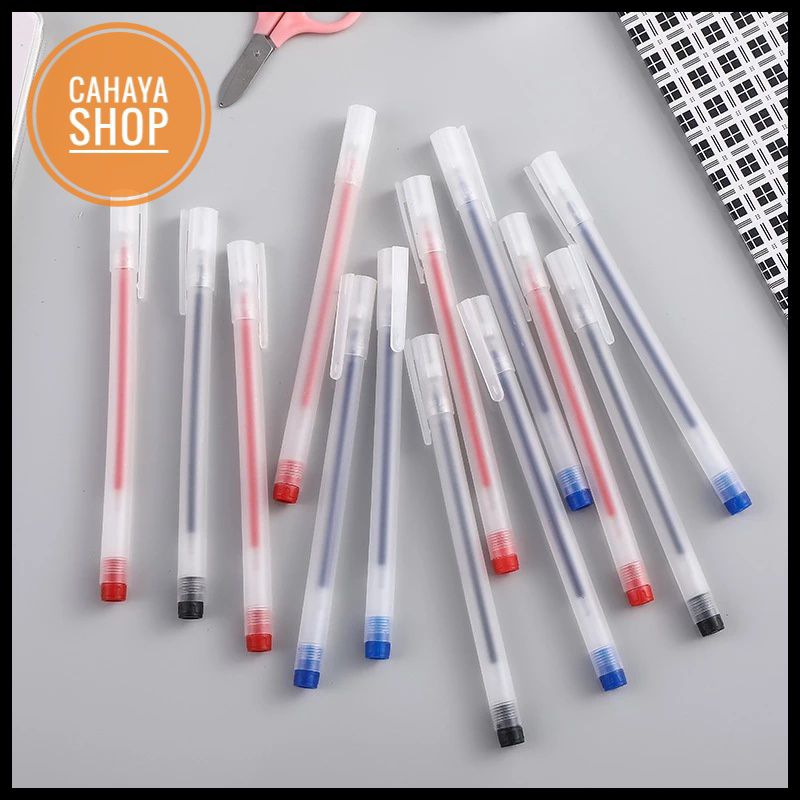 

⭐CS 190⭐ PULPEN TRANPARANT GEL 0,5mm PENA TINTA GEL CAIR /1PCS