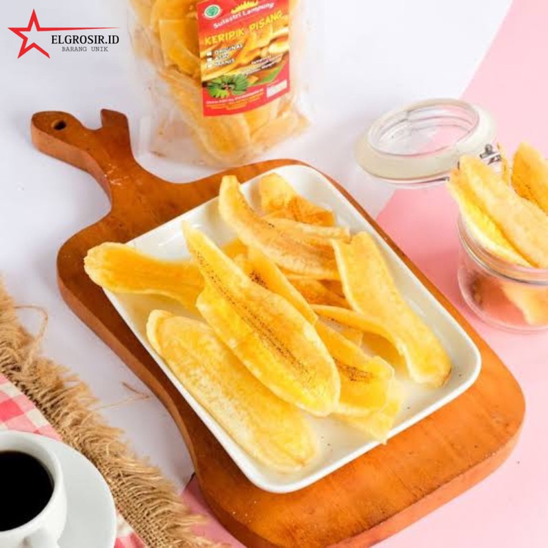 

Keripik Pisang Crispy Renyah 200gram Original