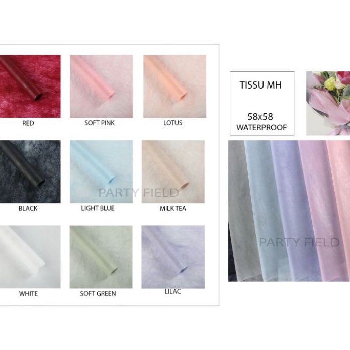 

Spesial 1PAK2PCS TISUMH kertas bunga flower wrapping paper