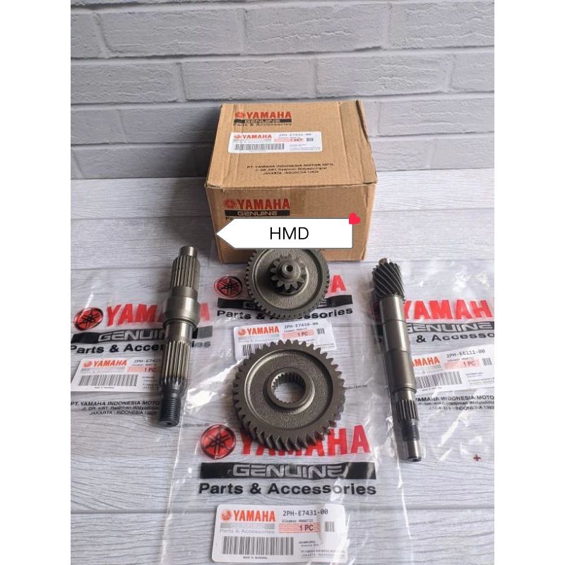 Gigi/Gigi rasio Gigi gardan Yamaha 2ph mio m3, mio z 125, mio s 125, Soul gt 125, fino 125, X ride 1