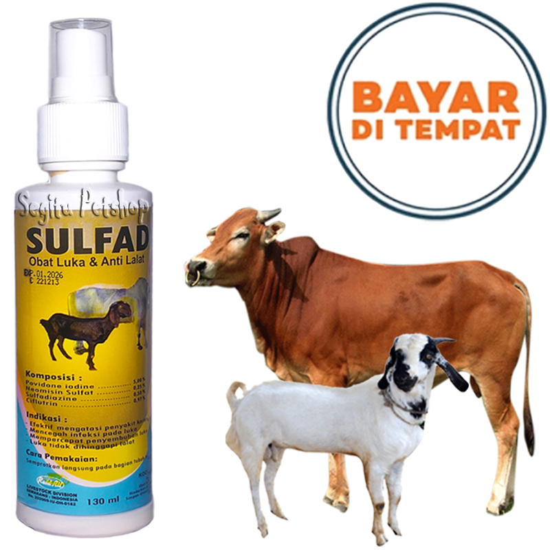 OBAT SAPI KAMBING SULFADEX SPREY PENGHILANG KORENG BOROK ANTI JAMUR