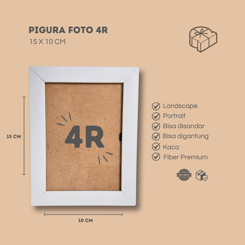 PIGURA bingkai foto aesthetic 10x15 4R