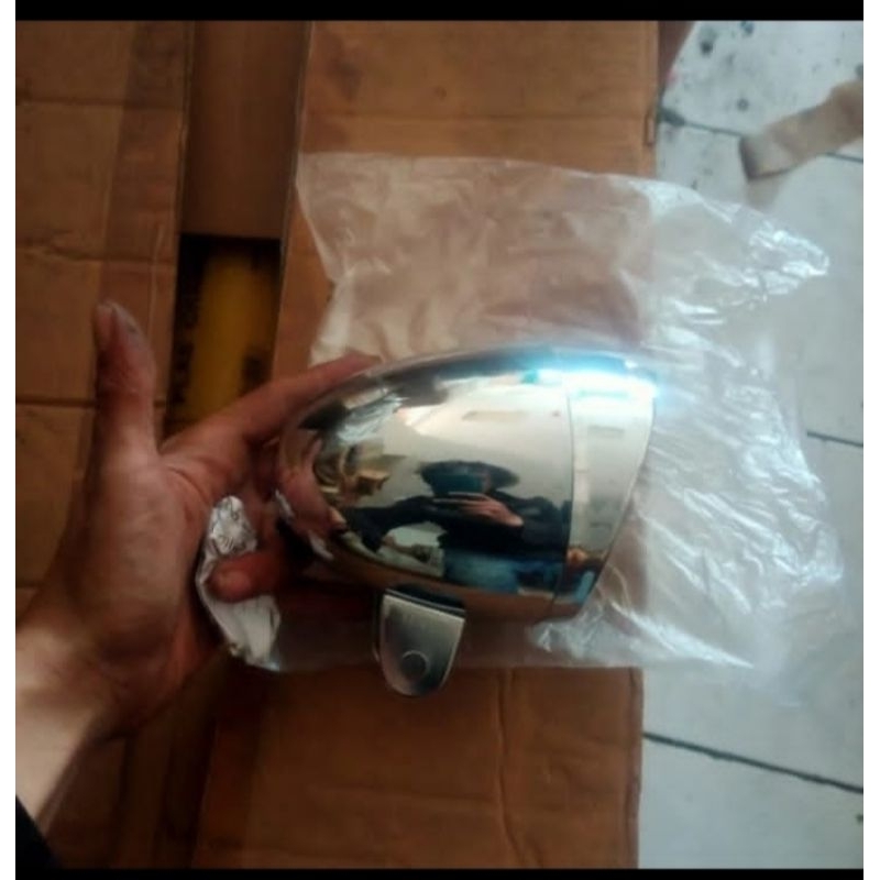 BATOK LAMPU DEPAN SEPEDA ONTHEL BARANG ANTIK