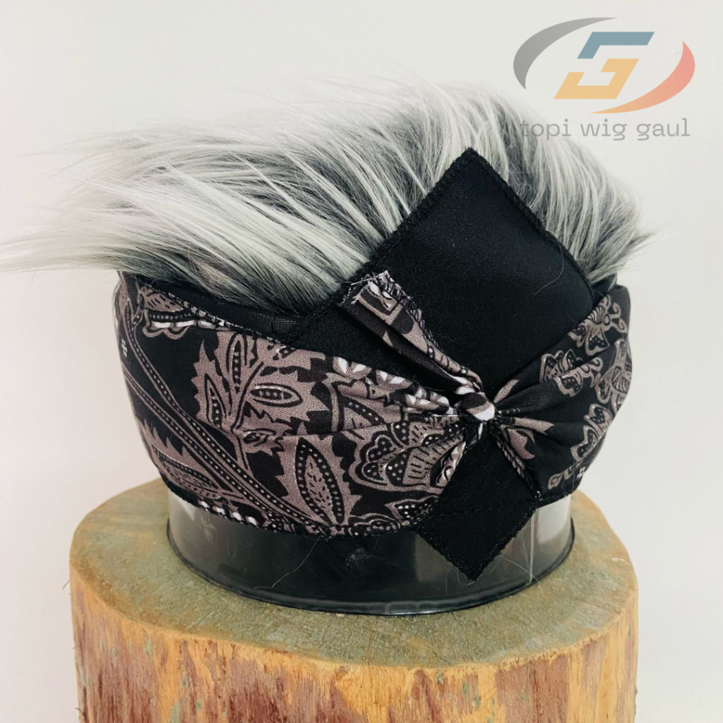 topi wig gaul Udeng Rambut Palsu | Udeng Batik | Udeng Bali | Udeng Banyuwangi | Udeng Hitam | Udeng