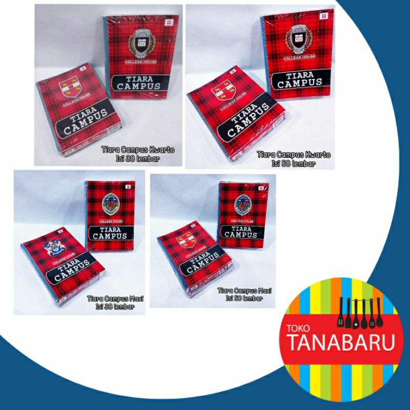 

Buku tulis / Tiara buku tulis / Tiara maxi / Tiara campus / sampul buku / sampul coklat
