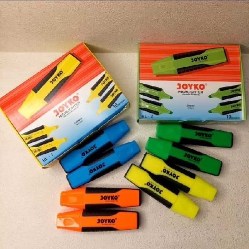 

Joyko Stabillo Highlighter HL1-5. harga per pak isi 10.