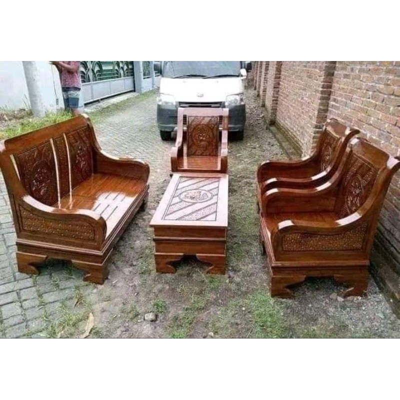 kursi semut/ kursi tamu semut / kursi minimalis jati