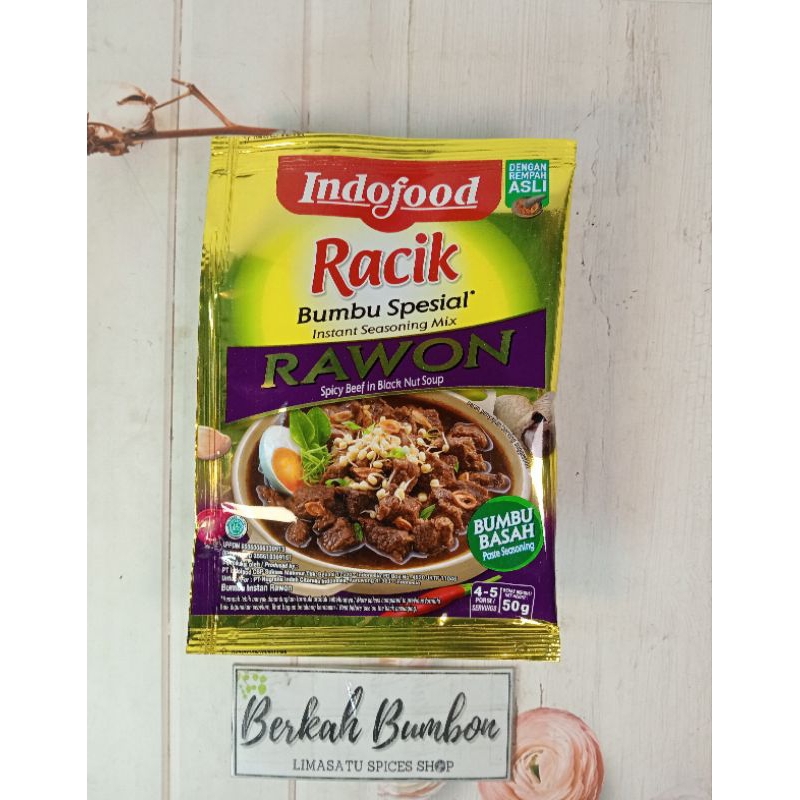 

Bumbu Spesial RACIK RAWON Indofood sachet 50 g