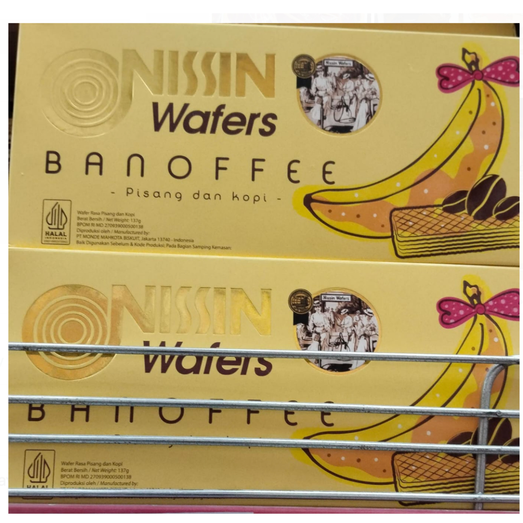 

Snack Biskuit Nissin Wafers Banoffee Pisang dan Kopi - 137gr