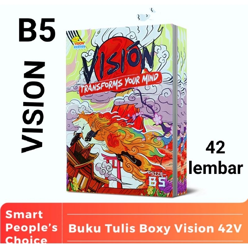 

Buku Tulis Murah B5 BOXY MAXY SIDU VISION 42lembar