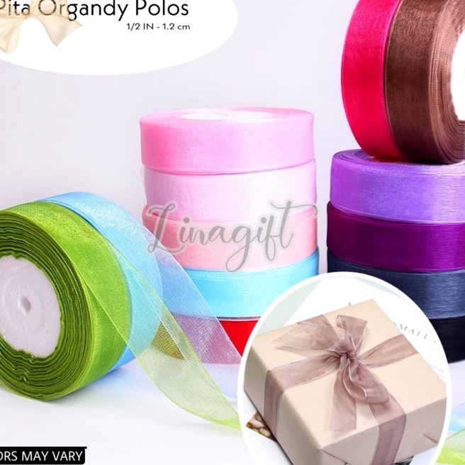 

Diskon Rol 2 Yard SILK ORGANDY GIFT RIBBON 2 IN 5 CM PITA KADO ORGANDI POLOS 5MM ORGANZA CHIFFON TRANSLUCENT