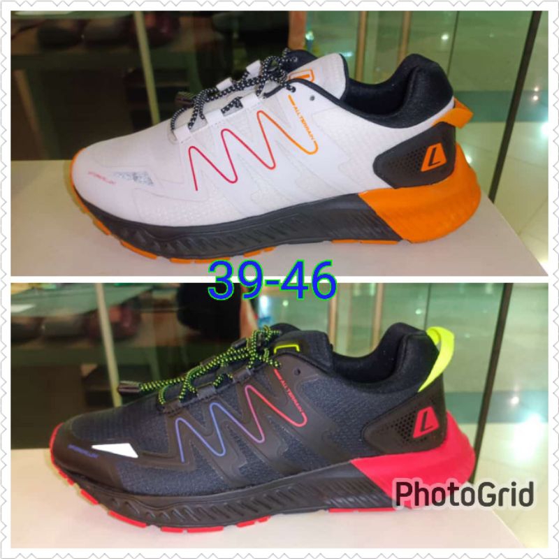 Sepatu League Pria Running shoes Kumo 2 Original Hitam putih Terbaru 2024