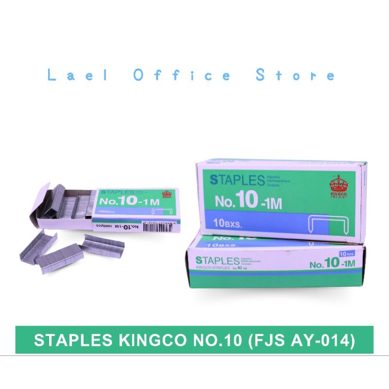 

Isi Staples no 10 / Refill Staples no 10 / Isi Staples kecil no 10 Kingco