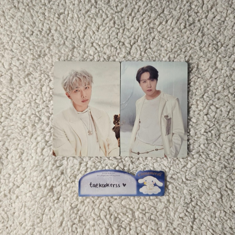BTS Map Of The Soul Tour Mini Photocard Namjoon Jhope (BTS MOTS Tour MPC RM Hobi)