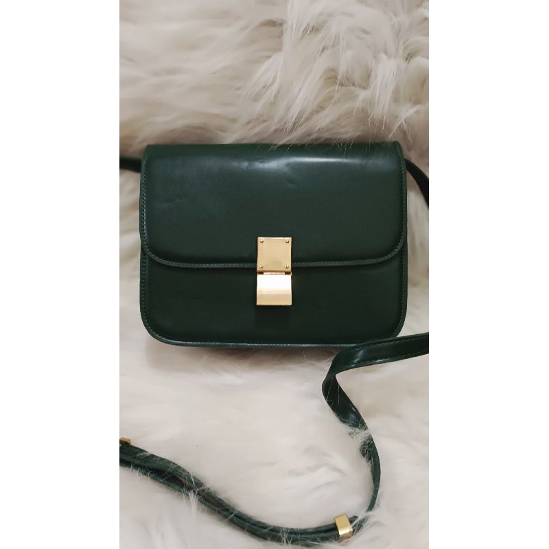 TAS CELINE*** HIHAU PRELOVED/ TAS CELINE HIJAU PL