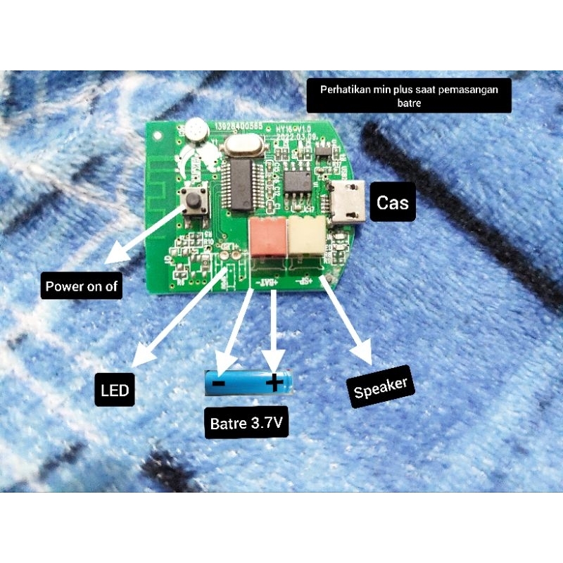 Modul mesin mp3 speaker Bluetooth termurah universal bahan rakit miniatur DLL