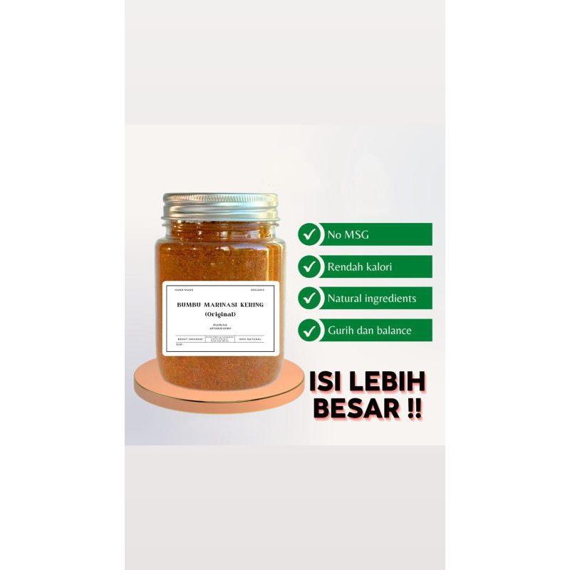 

REMPAHI Marinasi Ayam / Bumbu Diet / Bumbu Marinasi Serba Guna Rendah Lemak Spices Cajun Seasoning