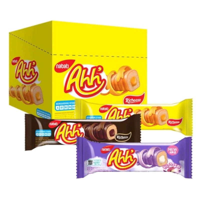 

Ahh Nabati Keju 1 box isi 20 pcs