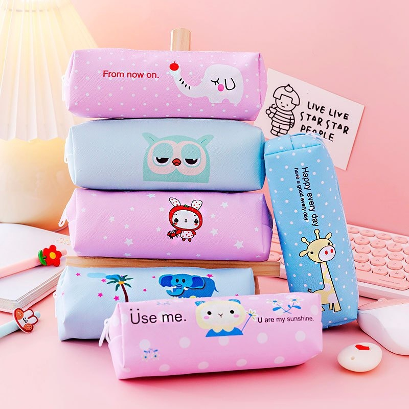 

Tempat Pensil Pulpen Karakter Hewan Lucu Kotak Pensil Serbaguna Motif Animal Dompet pouch make up kosmetik wanita