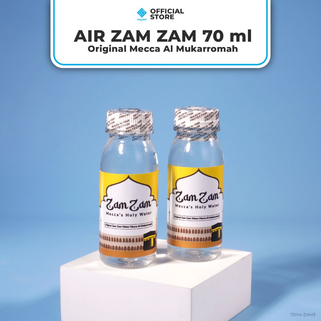 

[70ML-ZAM3] AIR ZAM ZAM ASLI MEKKAH AL MUKARROMAH - 70 ML