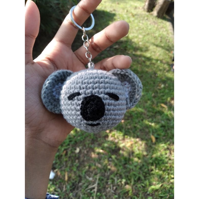 Koala rajut/ganci rajut koala/koala crochet keychain