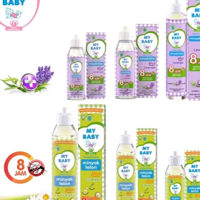 

Khusus MY BABY Minyak Telon Plus Eucalyptus dan Lavender Minyak Bayi Anti Nyamuk Tahan Lama 8 Jam 6ml 9ml 15ml
