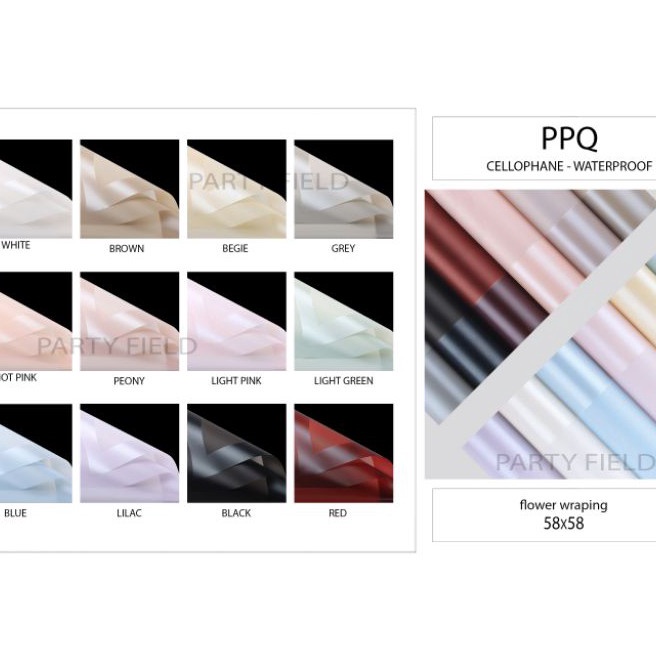 

Beli 1PAK2PCS PPQ kertas bunga flower wrapping paper