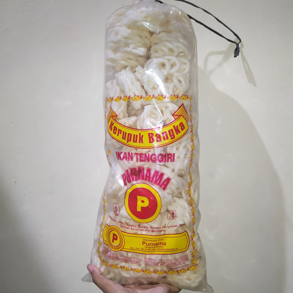 

Kerupuk Bangka Purnama Ikan Tenggiri
