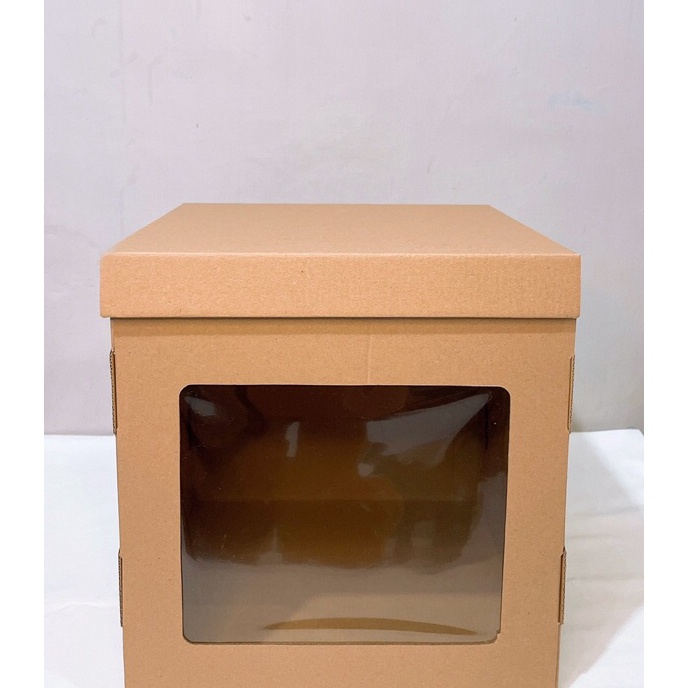 

Langka corrugated box kotak kue 3x3x3cm dus packaging kotak hampers mika