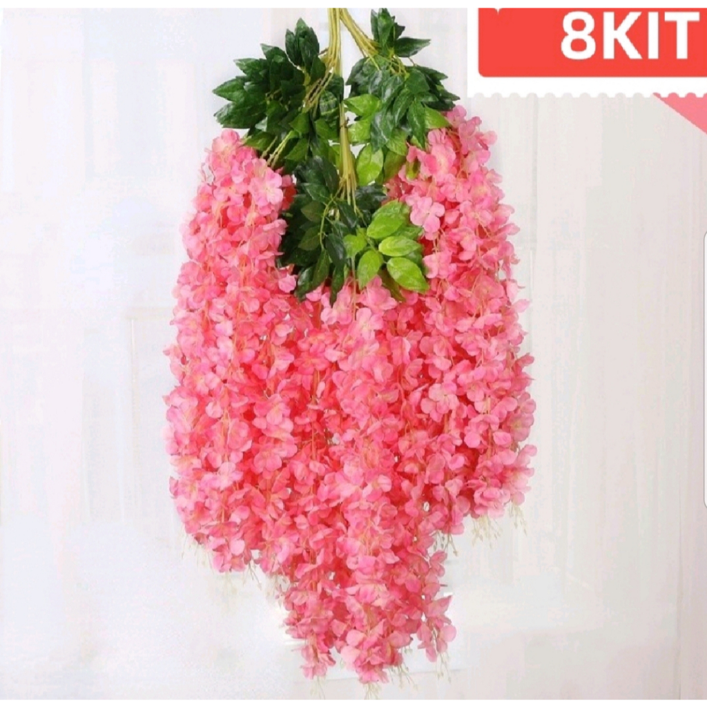 WISTERIA PERLUSIN JUNTAI JUMBO/BUNGA JUNTAI/BUNGA ARTIFICIAL