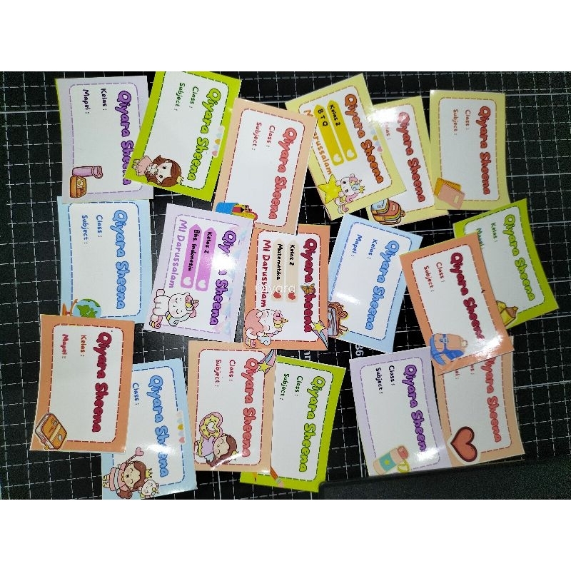 

STIKER BUKU ANAK CUSTOM