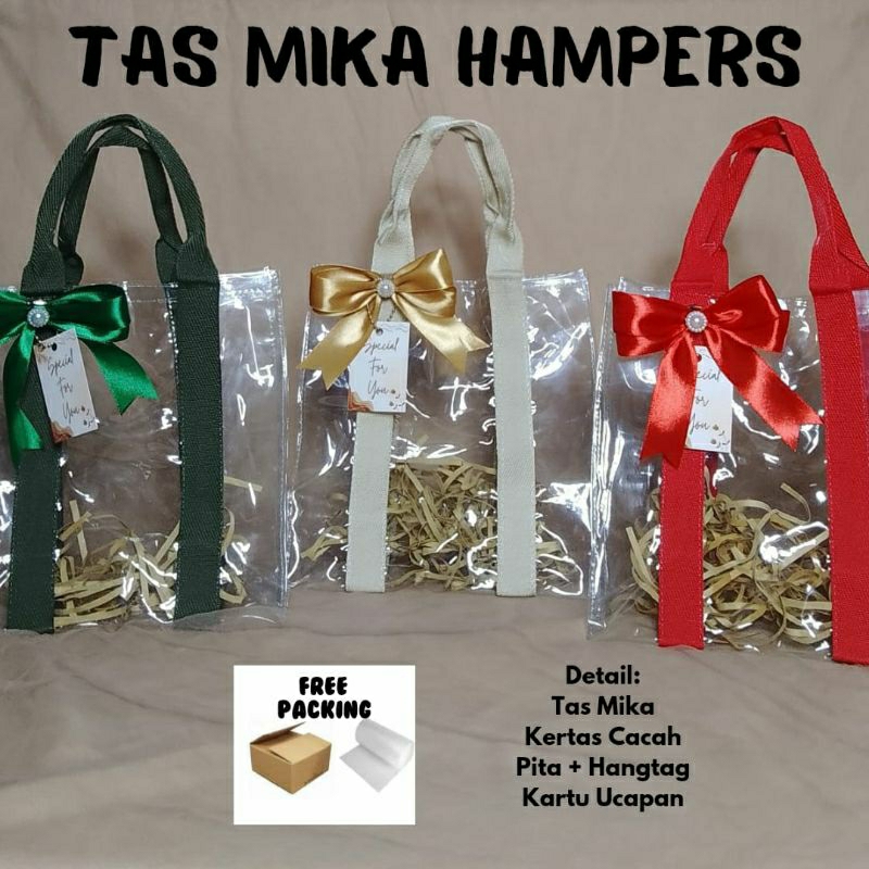 

Gift Bag / Goodie Bag PVC Transparan untuk Hampers Ulang Tahun, Wisuda, Lebaran