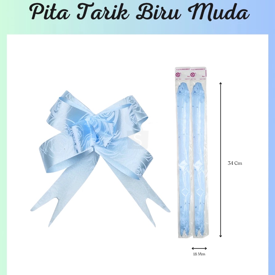 

HJ6 1 Bungkus isi 2 Pcs Pita TARIK Motif 18 mm Serut Parcel Kado Souvenir Motif 18 mm