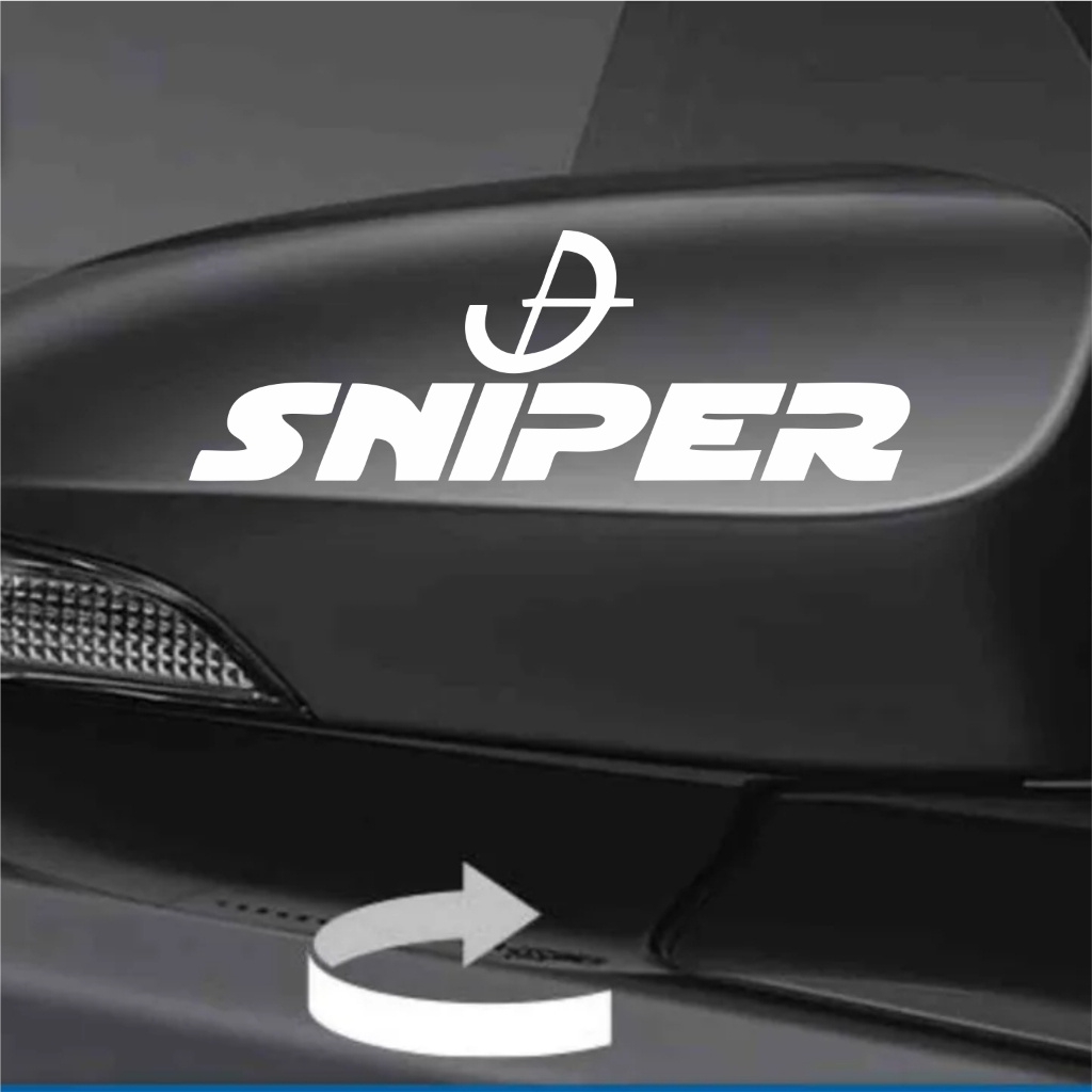 CUTTING STICKER MOBIL SNIPER STIKER SPION MOBIL MURAH KEREN