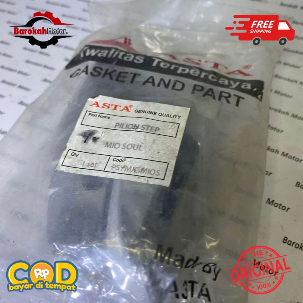 KARET POSTEP FOOTSTEP BELAKANG PIJAKAN KAKI BELAKANG YAMAHA SOUL MIO J MIO GT MIO M3 SPORTY SMILE FI