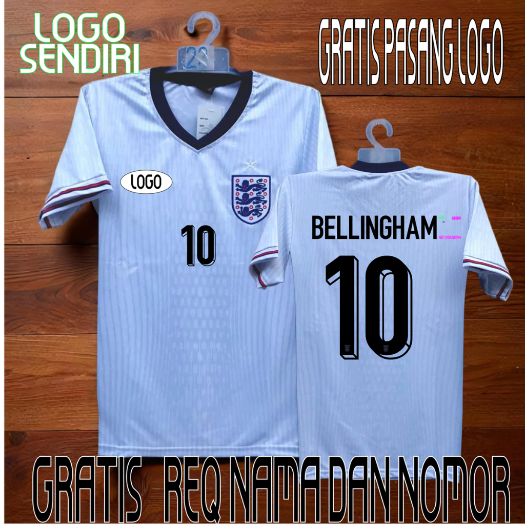 jersey baju bola inggris dewasa/jersey inggris dewasa