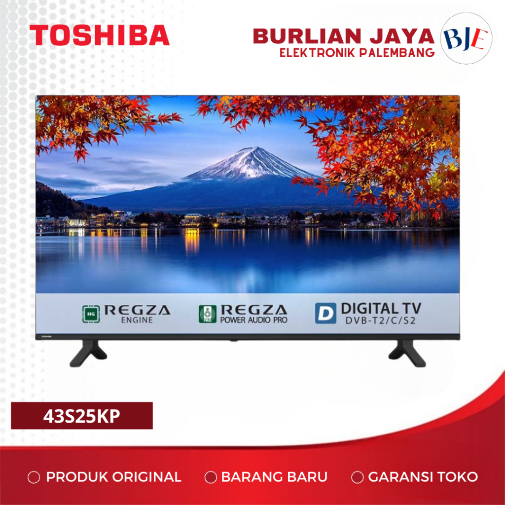 TV LED 43" INCH TOSHIBA 43S25KP TV TOSHIBA PALEMBANG