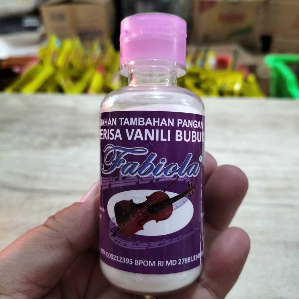 

Vanili bubuk Fabiola 60gr