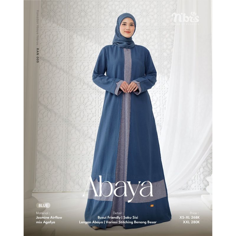 TERBARU 2024 RAN 005 // ABAYA TERBARU BY NIBRAS // DRESS PANJANG // ARABIAN LOOK // ABAYA POLOS // K