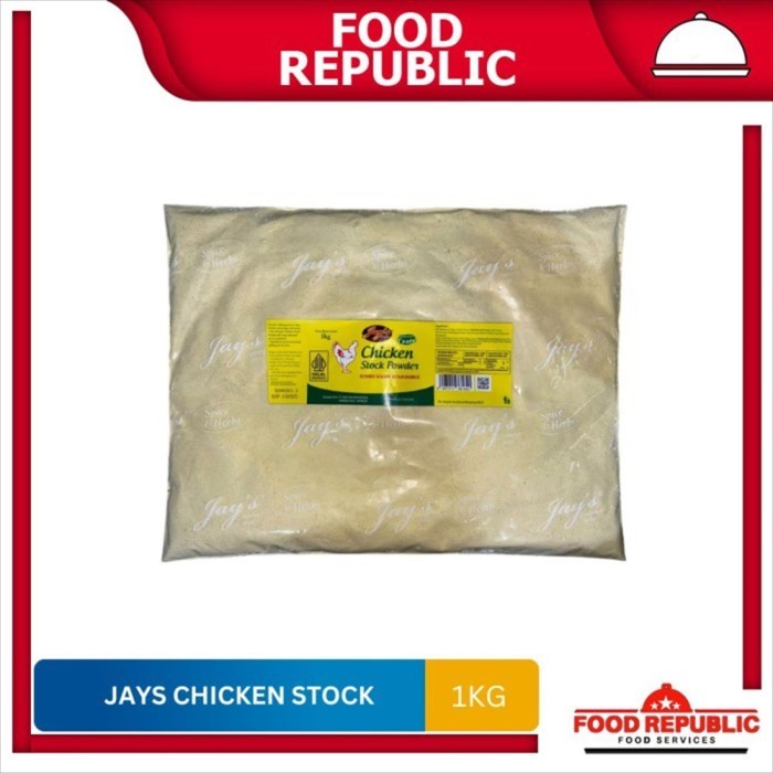 

Jays Chicken Stock / Kaldu Ayam Bubuk 1 KG TANPA MSG dan HALAL