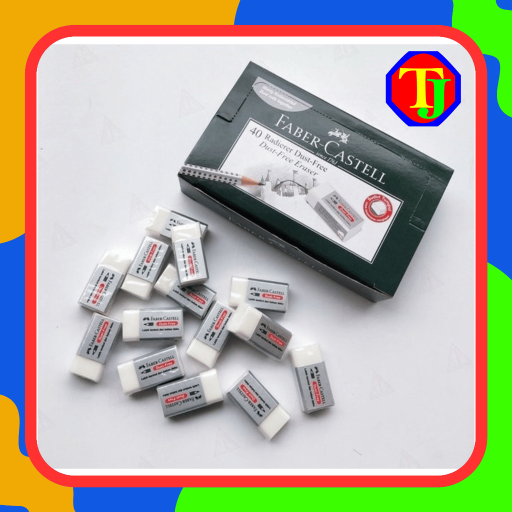 

Penghapus Faber Castel 187296 ERASER DUST FREE Warna Putih - Satuan jaminan ori 100%