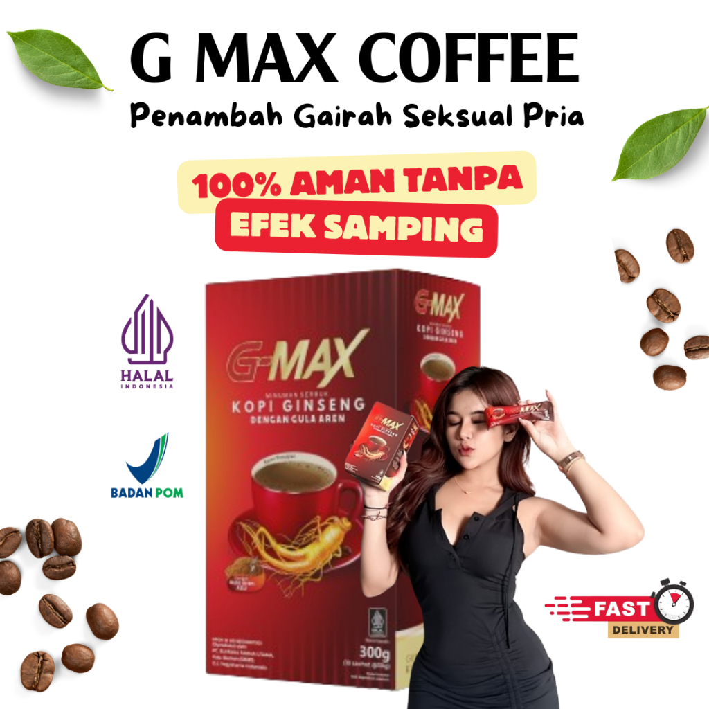 

KOPI STAMINA PRIA DEWASA TAHAN LAMA ORIGINAL BPOM G-MAX KOPI EXTRA GINGSENG 1 BOX DARI HERBAL ALAMI BERKUALITAS