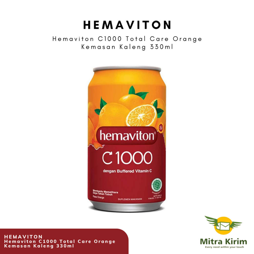 

Hemaviton C1000 Total Care Orange 330ml - Per Pcs