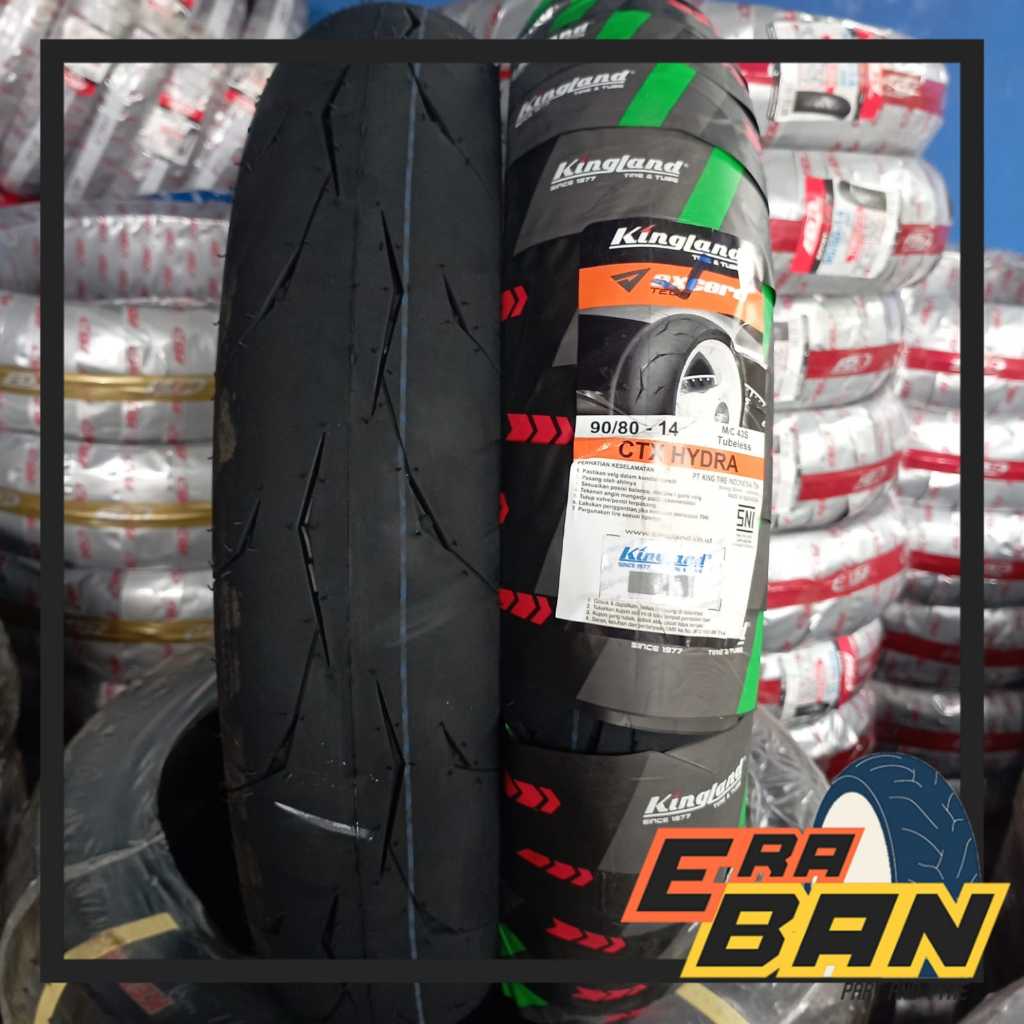 BAN LUAR KINGLAND CTX HYDRA 90 80 RING 14 TUBELESS BAN DONAT
