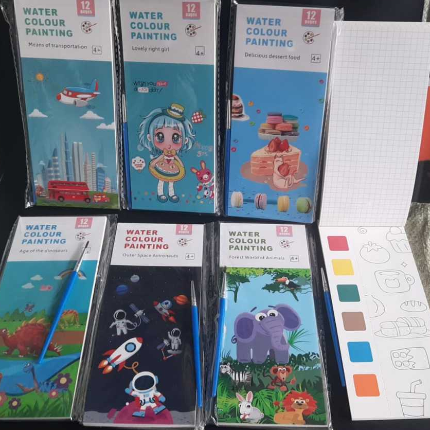 

Buku Mewarnai Cat Air Anak CD-168