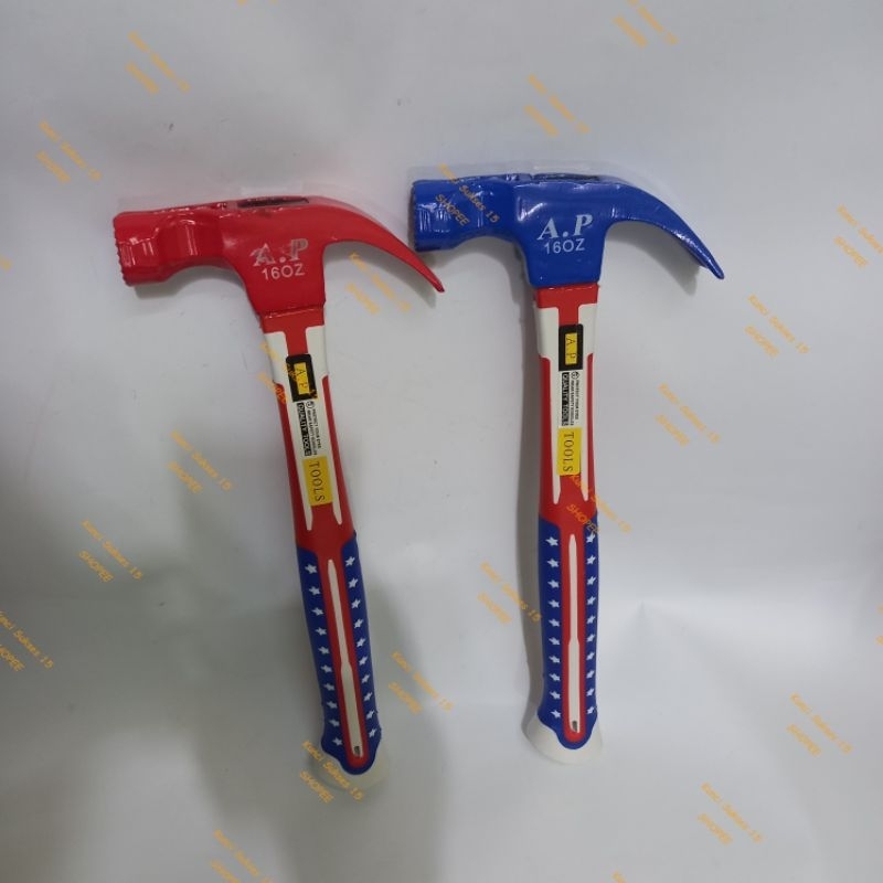 Palu Kambing 16 oz Gagang Usa / Palu Kambing GG fiber USA Magnet Gerigi/ Palu Martil Besi AP