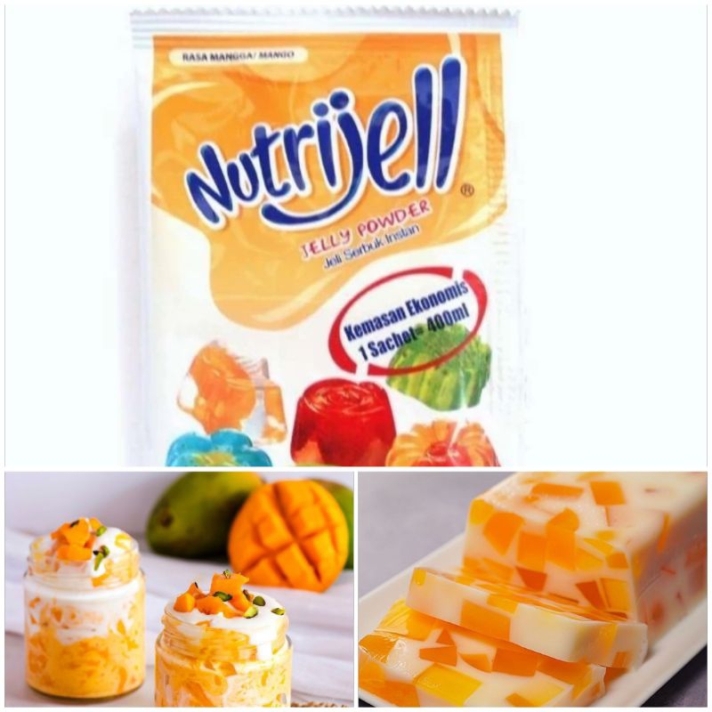 

Nutrijell Mangga serbuk jelly powder instan 10gr