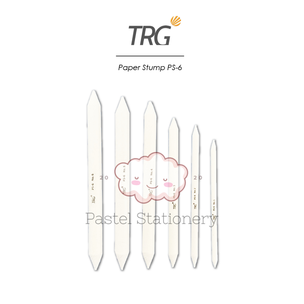 

TRG Paper Stump Set PS-6 - Blending Stumps Dusel Sketsa Pensil Charcoal Isi 6