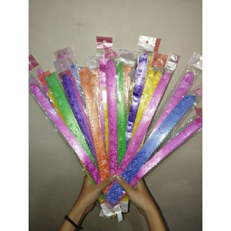 

Pita Tarik/ Pita Serut ukuran 12 mm bermotif/ 1 pack isi 10